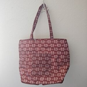 Temptations Seasonal Raspberry Pattern Insulated Tote Bag